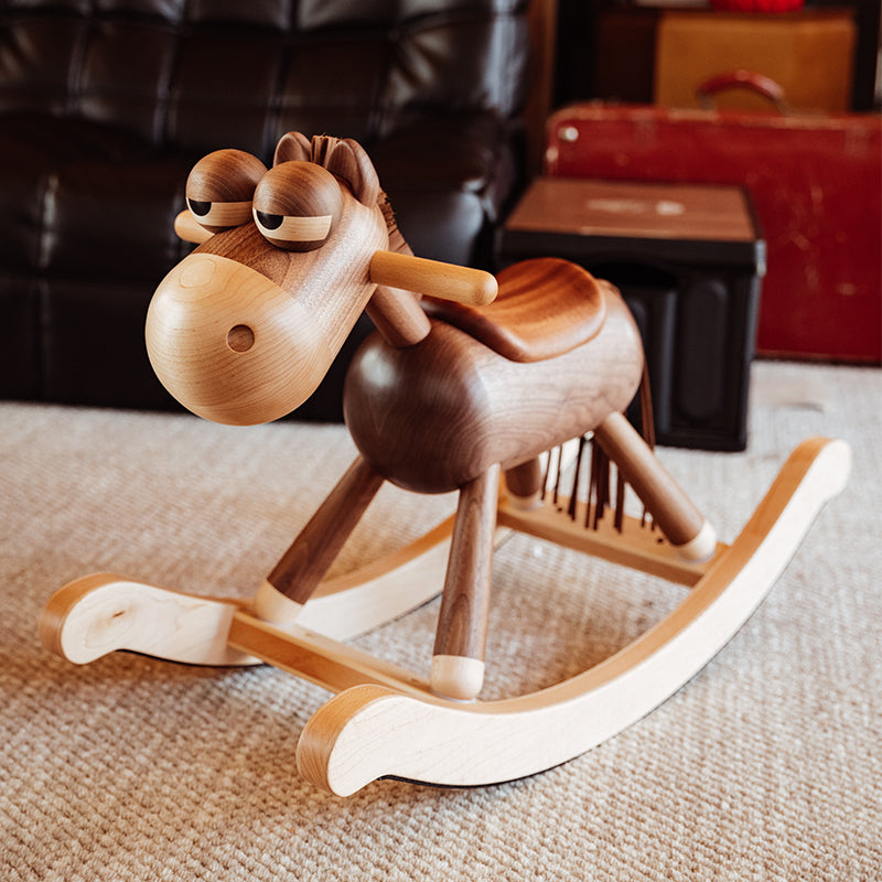 Classic Wooden Rocking Horse