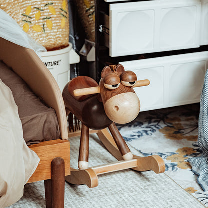 Classic Wooden Rocking Horse