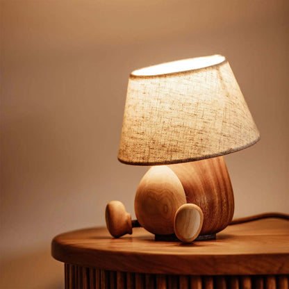 Mr. Cozy Sits Lazily - Nightstand Lamp natutopia