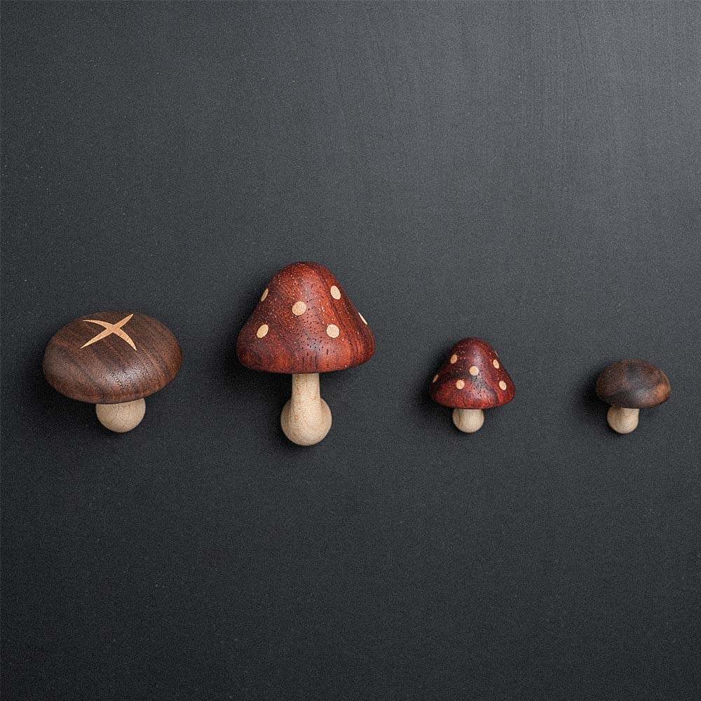 Mushroom & Shiitake - Fridge Magnets natutopia